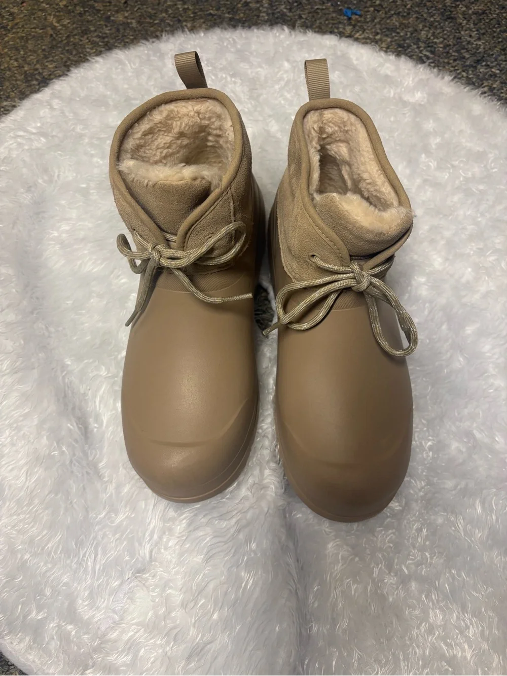 UGG Women's Chestnut Waterproof Shearling-Lined Ankle Boots